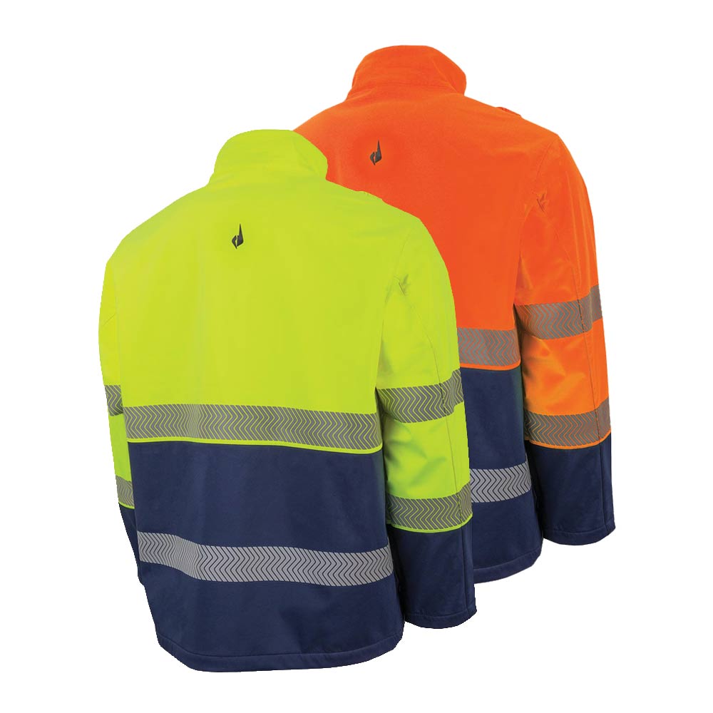 Softshell Jacket HRC2 Hi-Vis Flame Retardant D/N - Bool