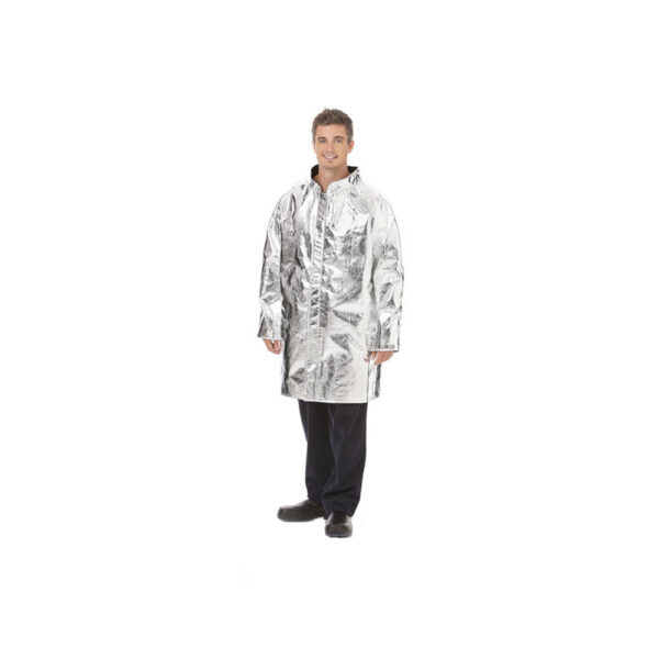 Aluminised Aramid Furnace Coat - Glo-Safe