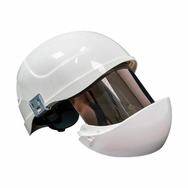 Arc flash retractable Flash Face shield & Helmet HRC3