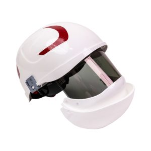 Arc flash retractable Flash Face shield & Helmet HRC3