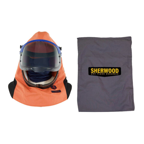Arc flash Lift Up Hood HRC4 43cal/cm2 - Sherwood Nomex