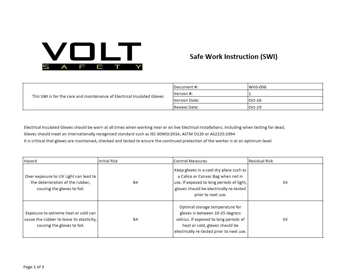 Do Electrical Insulated Gloves Expire? Volt Safety