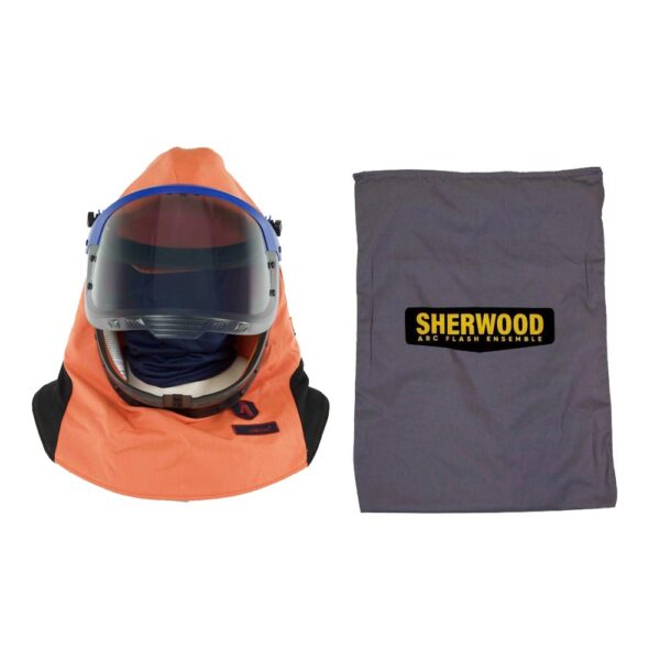 Arc flash Lift Up Hood HRC4 69cal/cm2 - Sherwood Nomex