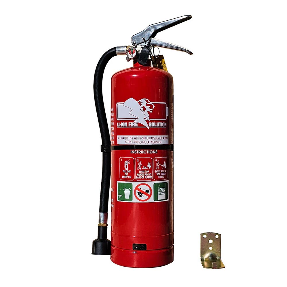 4L Lithium-Ion Battery Extinguisher - LI-ion Fire Solution