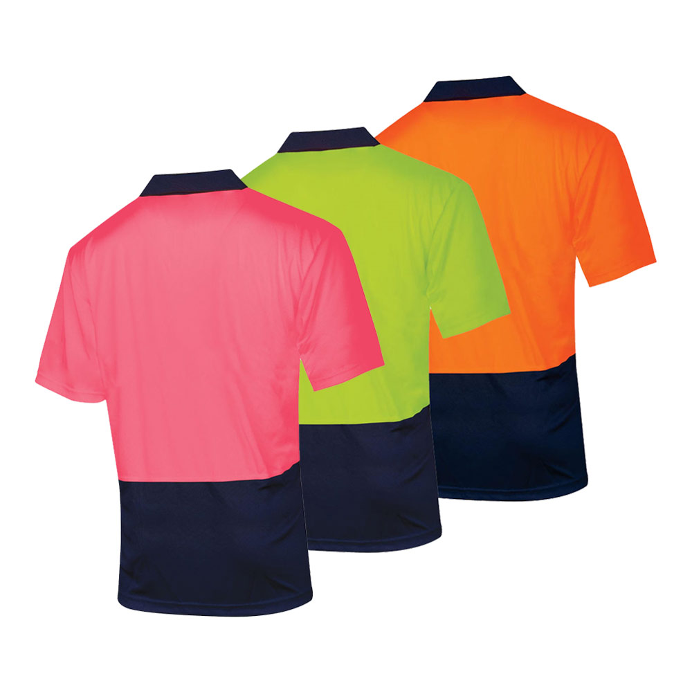 Recycled Short Sleeve Hi-vis Polo Shirt - Bool