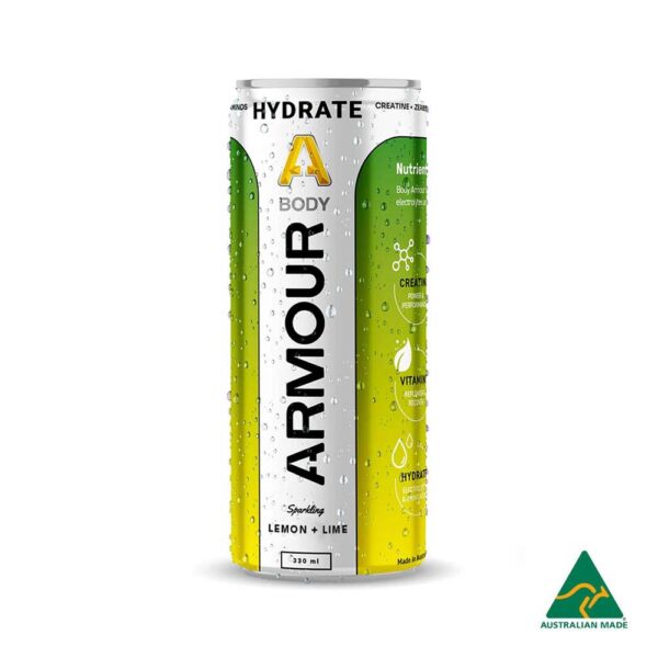 Hydrate+ Zero Sugar Can 6 Pack - Body Armour