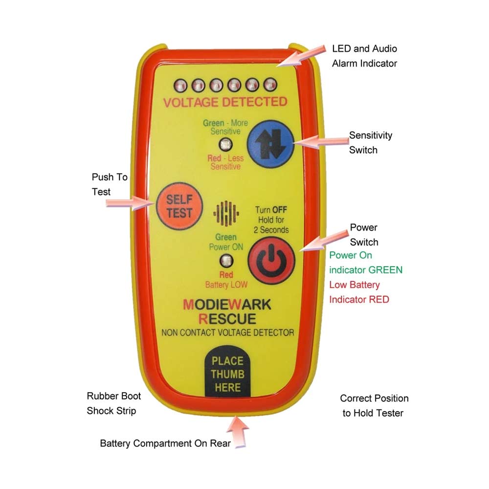 Modiewark Non-Contact AC Voltage Tester AC30 - G.L McGavin