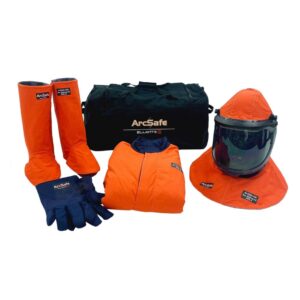Arc flash HRC4 52cal/cm2 Lift Front Hood and Switching Coat Kit - Elliotts