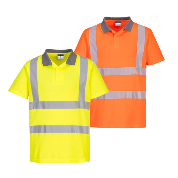 Recycled Hi-vis Polo Shirt Short Sleeve 6 Pack - Portwest