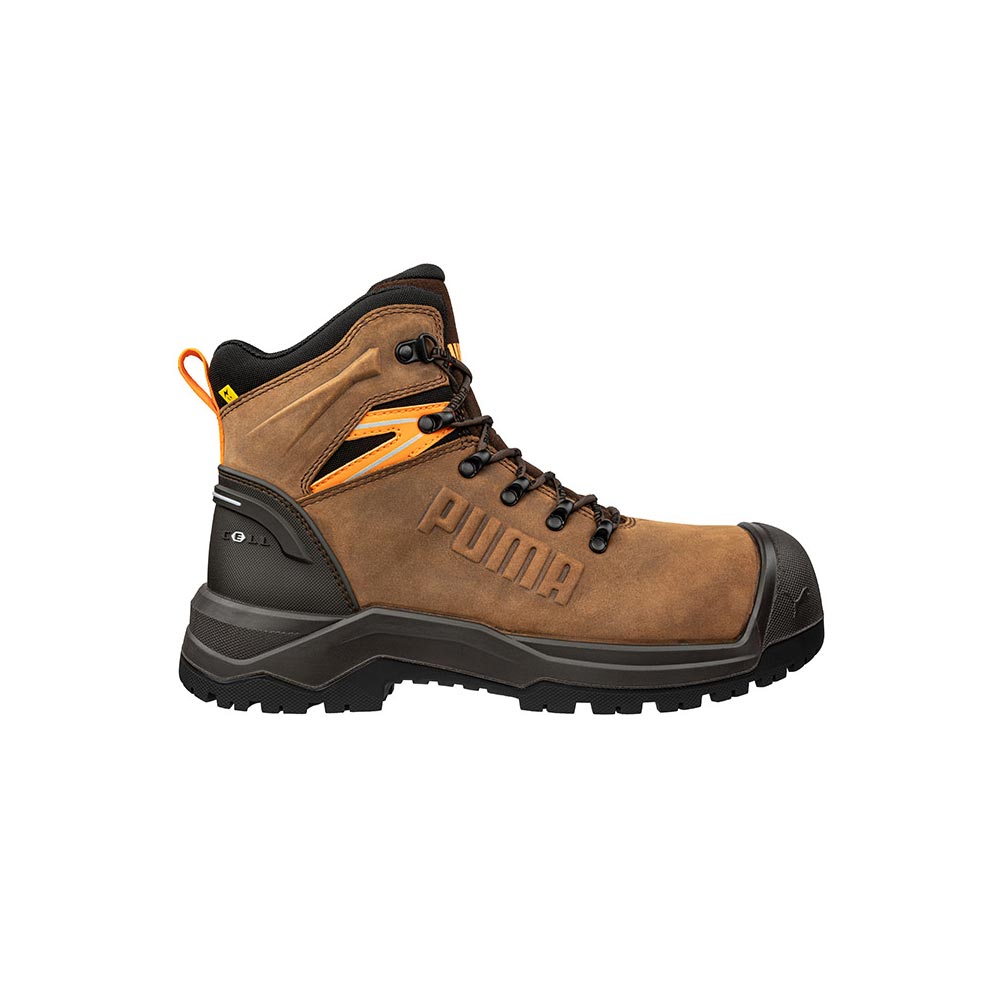 Iron HD Electrical Safety Boots Mid Brown - Puma